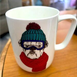 English Bulldog bone china mug designed in England
